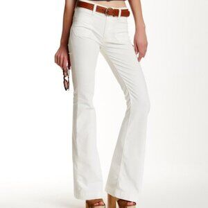 Hudson Jeans Taylor High Waist Flare White 25
